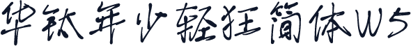 华钛年少轻狂简体W5