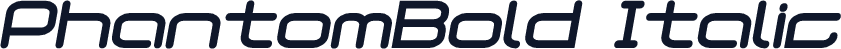 PhantomBold Italic