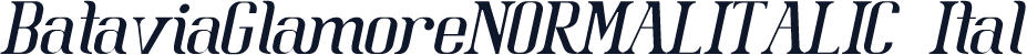 BataviaGlamoreNORMALITALIC-Ital