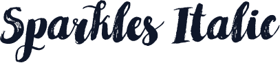 Sparkles Italic
