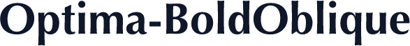 Optima-BoldOblique