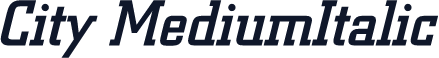 City MediumItalic