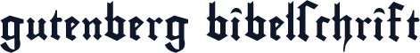 gutenberg bibelschrift