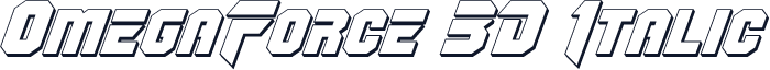 OmegaForce 3D Italic