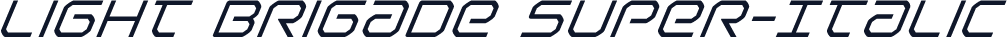 Light Brigade Super-Italic
