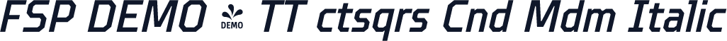 FSP DEMO - TT ctsqrs Cnd Mdm Italic