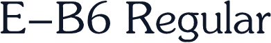 E-B6 Regular