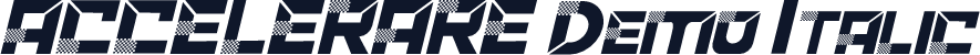 ACCELERARE Demo Italic