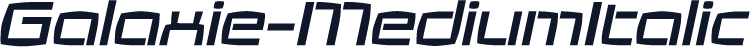 Galaxie-MediumItalic