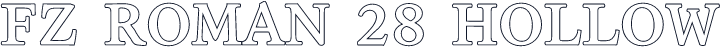 FZ ROMAN 28 HOLLOW