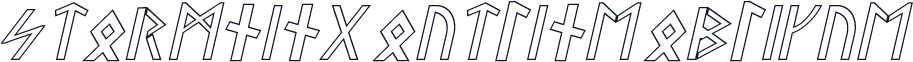 Stormning Outline Oblique