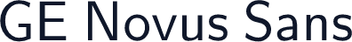 GE Novus Sans
