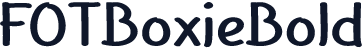 FOTBoxieBold