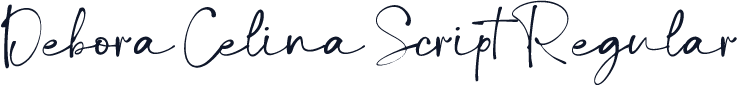 Debora Celina Script Regular