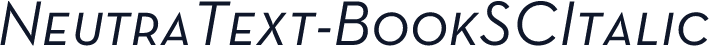 NeutraText-BookSCItalic