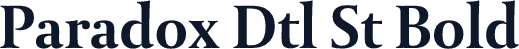 Paradox Dtl St Bold