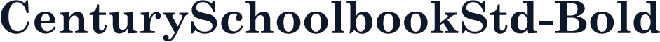 CenturySchoolbookStd-Bold