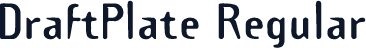 DraftPlate Regular