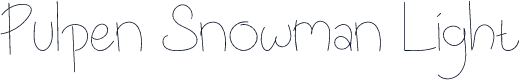 Pulpen Snowman Light