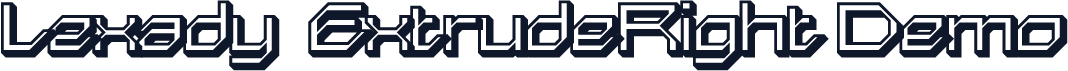 Lexady-ExtrudeRight Demo