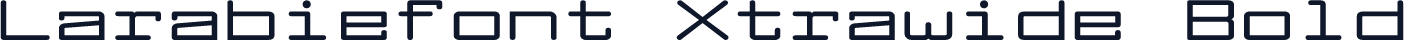 Larabiefont Xtrawide Bold