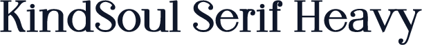 KindSoul Serif Heavy