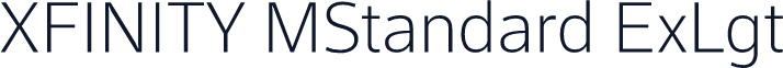 XFINITY MStandard ExLgt