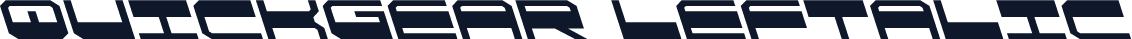 QuickGear Leftalic