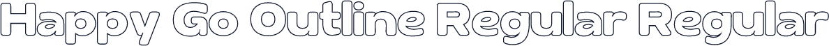 Happy Go Outline Regular Regular