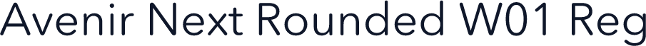 Avenir Next Rounded W01 Reg
