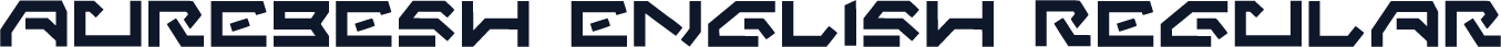 Aurebesh_english Regular