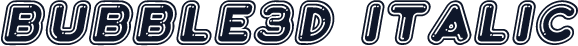 Bubble3D Italic