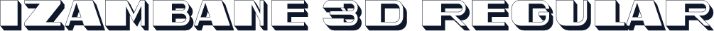 Izambane 3D Regular