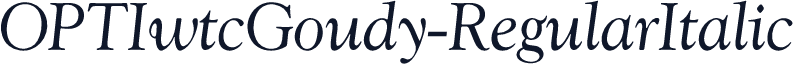 OPTIwtcGoudy-RegularItalic