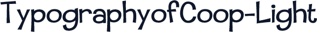 TypographyofCoop-Light