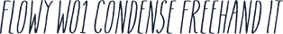Flowy W01 Condense Freehand It