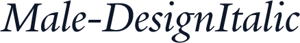 Male-DesignItalic