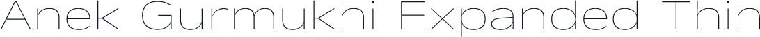 Anek Gurmukhi Expanded Thin