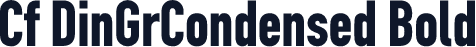 Cf DinGrCondensed Bold