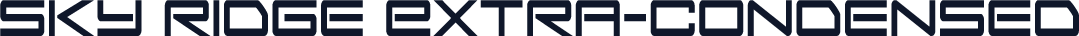 Sky Ridge Extra-Condensed