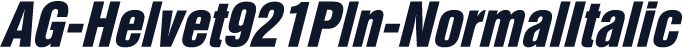 AG-Helvet921Pln-NormalItalic