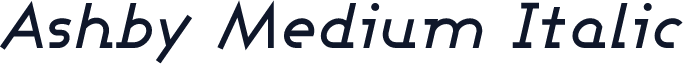 Ashby Medium Italic