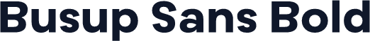 Busup Sans Bold