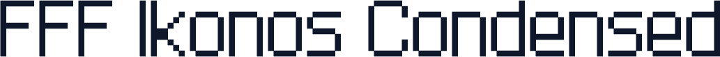 FFF Ikonos Condensed