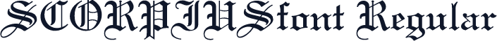 SCORPIUSfont Regular
