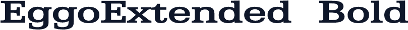 EggoExtended  Bold