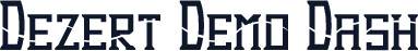 Dezert Demo Dash