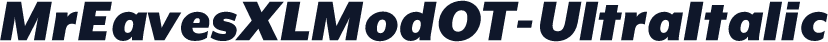 MrEavesXLModOT-UltraItalic