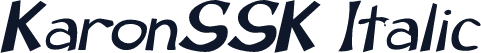 KaronSSK Italic