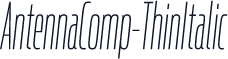 AntennaComp-ThinItalic